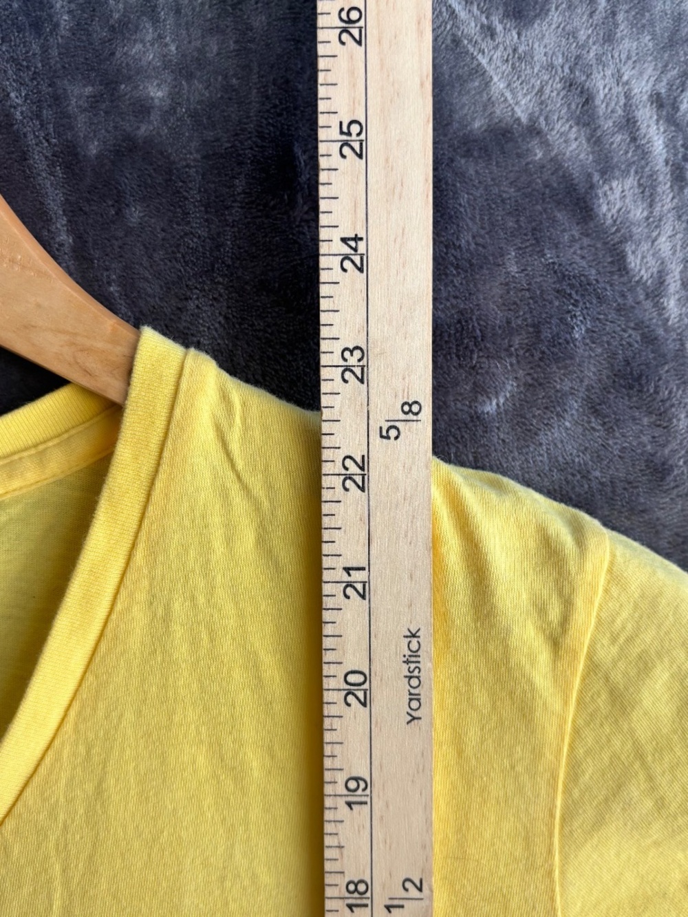 Yellow Ralph Lauren V Neck Tee - Picture 5 of 5
